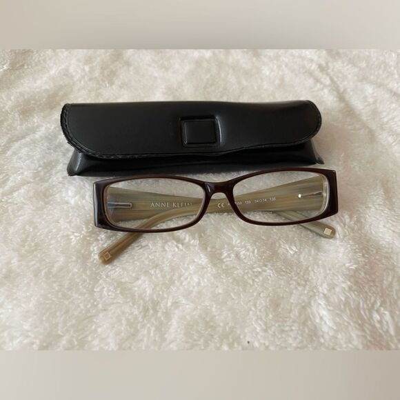 Anne Klein Womens Glasses NY Brown Frames AK 8058 FRAME ONLY - Picture 1 of 11